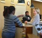 NJ Lieutenant Governor Kim Guadagno speaks with Garfield Park Academy students during her recent visit to the Willingboro NJ School