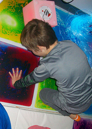 GPA Student in Sensory Room