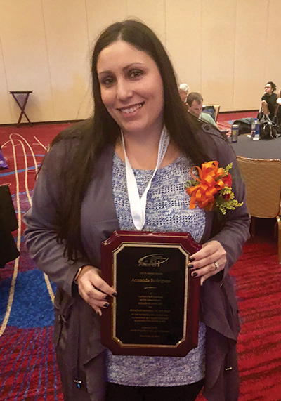 Armanda Rodrigues, para-professional at Garfield Park Academy, ASAH's Regional ParaProfessional of the Year