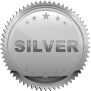 silver sponsorship medallion